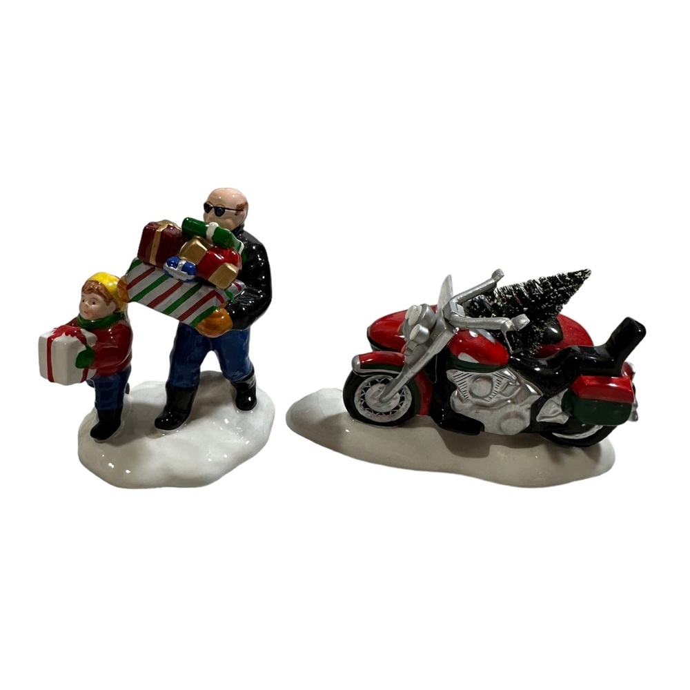 Department 56 “A Harley Davidson Holiday” figures